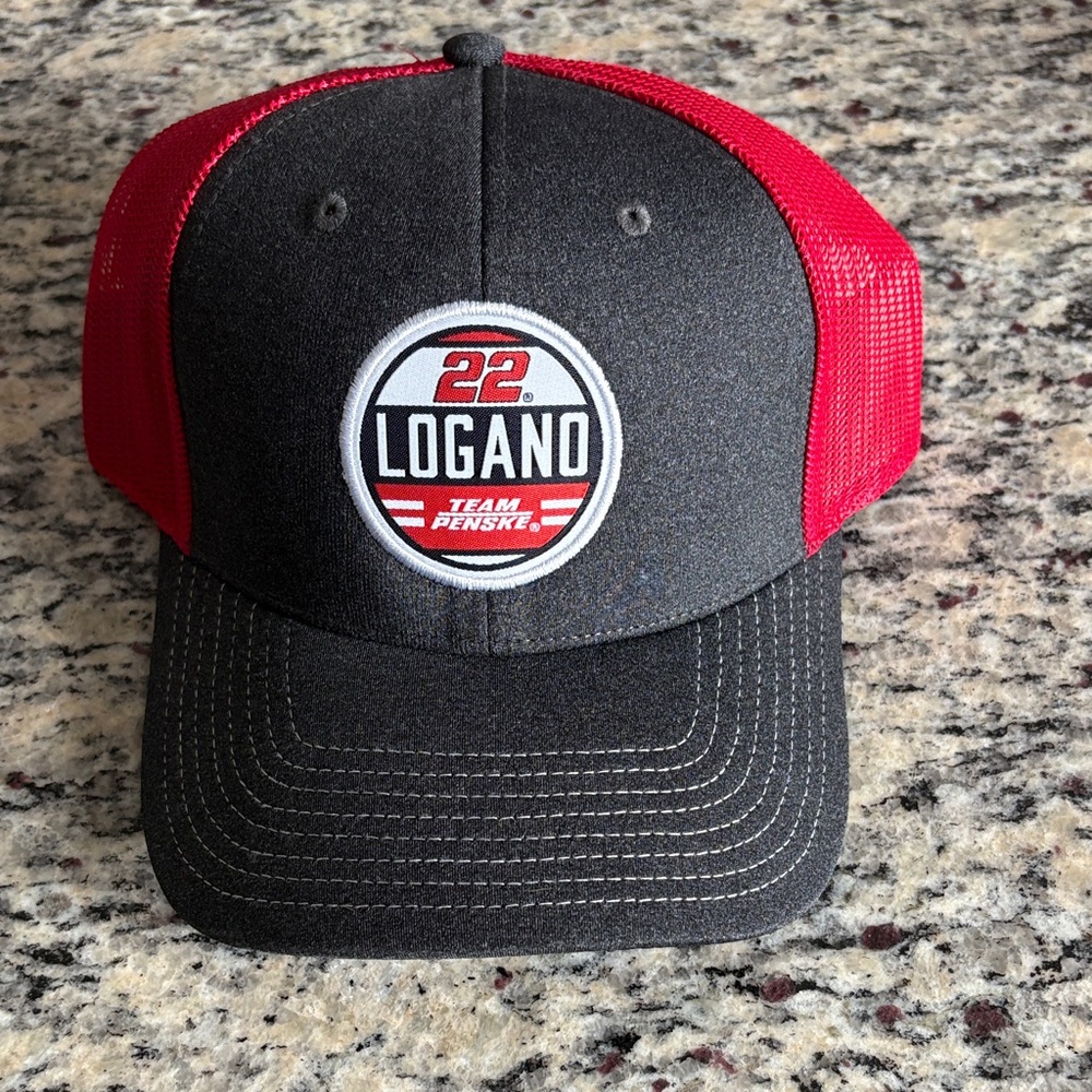Nascar Red and Black Team Penske Hat